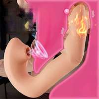Vibrateur rotatif vibrant pour femmes, stimulateur clitoridien à succion orale, stimulation par la langue et les lèvres, stimulation du point G, godemiché vibrant, jouets sexuels