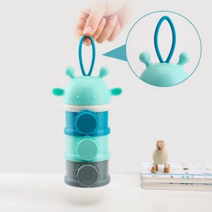 En çok satan 3 katmanlı bebek süt gıda saklama kutusu aperatif konteyner taşınabilir istiflenebilir bebek süt tozu formülü dağıtıcı - Product Image 4