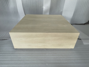 Mesa de Centro Moderna de Diseño Simple, Muebles de Salón, Mesa de Té Cuadrada de Madera Maciza, Mesa de Café - Product Image 2