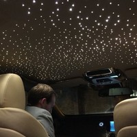 LED RVB PMMA fibre optique Étoilé effet Lumière 5 w fiber optique kit pour le plafond de voiture