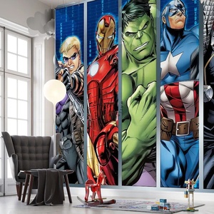 Papel Tapiz de Comics de Superhéroes, Decoración de Pared 3D, Mural - Product Image 4