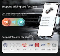 Herramienta de Diagnóstico Automotriz Bluetooth OBD2 ELM327, Detector de Fallas de Automóvil, Lectura y Eliminación de DTC, Simulación de Inspección Anual del Vehículo