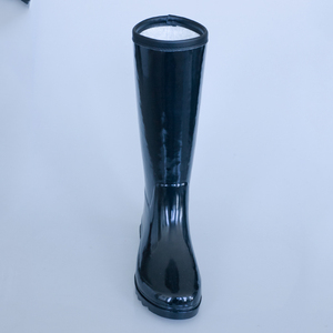 Las mujeres es alto brillante <span class=keywords><strong>botas</strong></span> <span class=keywords><strong>de</strong></span> goma personalizar negro brillante <span class=keywords><strong>de</strong></span> goma <span class=keywords><strong>botas</strong></span> Wellington - Product Image 3