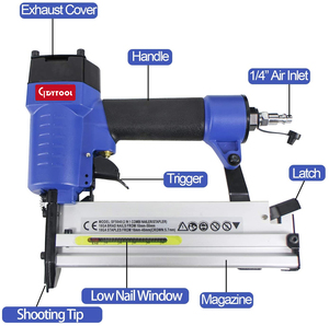 <span class=keywords><strong>Cloueur</strong></span> pneumatique combiné 2 en 1 industriel/DIY 18Ga et agrafeuse 90K GDY-SF5040 B - Product Image 2