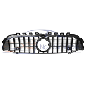 Rejilla de carreras estilo GT negra brillante para Mercedes a Class GT <span class=keywords><strong>2018</strong></span> + W177 Material ABS de parachoques delantero para modelos A35 A45 - Product Image 4