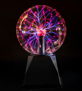 Bóng Plasma LED Đèn Ngủ Nhiều Màu Đèn 6 Inch-Tĩnh Quả Cầu Điện Sét Cảm Ứng Âm Thanh Nhạy Cảm Đảng Sử Dụng Món Quà Tuyệt Vời - Product Image 4
