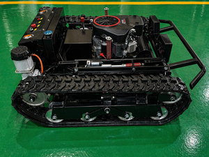 SDL764 90A Professional Grade 4 Stroke Gas <b>Remote</b> <b>Control</b> Crawler Lawn Mower <b>Robot</b> 90cm Cutting Width For Orchard Farm Slope - Product Image 6