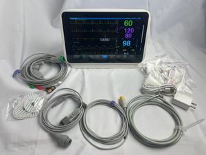 Прикроватный монитор для животных, ветеринарный <span class=keywords><strong>10</strong></span>-дюймовый сенсорный экран, портативный, многопараметрический, для домашних животных - Product Image 3