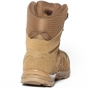 Botas tácticas para hombre al aire libre con cremallera lateral de cuero botas de combate para motocicleta <span class=keywords><strong>Trooper</strong></span> zapatos de trabajo de senderismo de alta calidad - Product Image 5