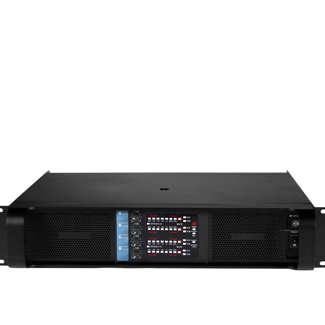 4-Channel Professional Audio Sound Equipment Metal Power Amplifiers for Speaker Sonorisation