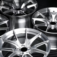 Rines Forjados de 17-24 Pulgadas para Autos de Pasajeros, Aleación de Aluminio T6061, Cromados, Pulidos, para BMW, Nissan, Audi, Benz