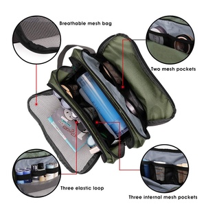 Nouvelle Trousse de Toilette de Voyage Multifonctionnelle Imperméable avec Fermeture Éclair pour Hommes, <span class=keywords><strong>Sac</strong></span> de Maquillage Portable Couleur Unie, Vente Directe Usine - Product Image 2
