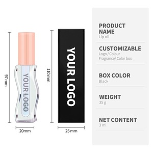 Brillo Labial Mineral con Logotipo Personalizado, Fórmula de Aceite Labial de Larga Duración, Efecto Ondas Acuáticas, Crema Ligera para un Acabado Natural y Duradero - Product Image 6