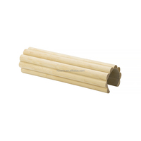 Panneaux muraux intérieurs flexibles en bois blanc, demi-ronds, couleur grain de bois, ventilés, en chêne ondulé, panneaux en bois courbés et cannelés