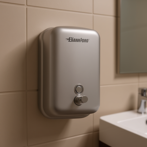 Distributeur de savon liquide mural en acier Dianhydro 1,0 L, hauteur 202 mm - Product Image 3