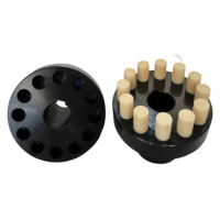 Accouplement flexible à broches SFS OEM de haute qualité et haute précision en acier au carbone 45, structure universelle, garantie 1 an