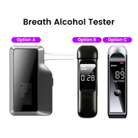Testeur d'alcoolémie portable haute précision, batterie au lithium, capteur semi-conducteur pour la détection de la conduite en état d'ébriété, dispositif de mesure de précision