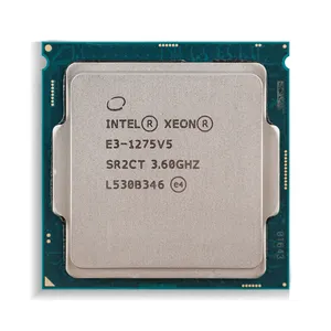 CPU 3.6GHz 14NM 80W LGA 1151 E3-1275V5, untuk Prosesor Intel Xeon Cpu 1220V5 1230V5 1245V5 1270V5 1225V5 1240V5