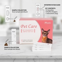 Snelle testkaart voor vroege screening bij katten |   Hoogspecifieke diagnostiek voor kattenopvangcentra en kattenverblijven