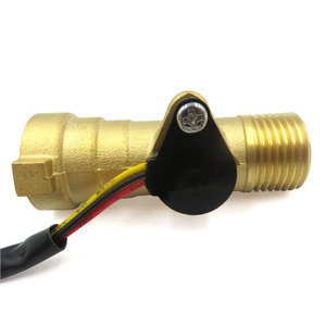 YF-B8 デジタル流量計 DN15 真鍮タービン 100℃ 温水流量センサー - Product Image 2