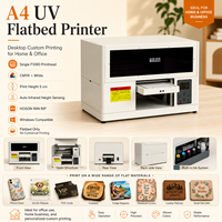 Impresora UV Plana de Escritorio A4 para Carcasas de Teléfono, Acrílico, Metal, Madera, Vidrio, Impresión Personalizada para Uso Doméstico y Comercial