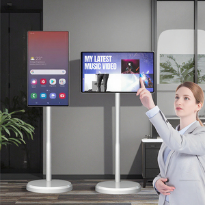 Factory Price 21.5 Inch Smartv Android Smart Touch <b>Tv</b> Screen Television <b>TV</b> on Wheels <b>Portable</b> With Battery 27 Inch Smart <b>Tv</b> 21.5 - Product Image 1