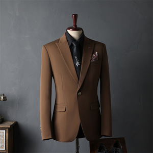 Colección de Trajes de Negocios Modernos Americanos para <span class=keywords><strong>Hombre</strong></span>, <span class=keywords><strong>Traje</strong></span> de Oficina de 3 Piezas, Estilo Británico, Diseño a Cuadros, Transpirable y Antiarrugas - Product Image 6
