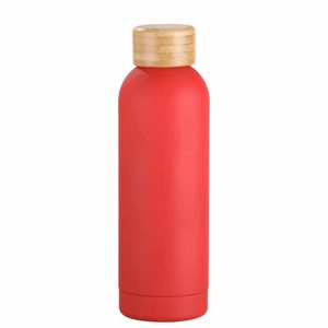 Cross-border 304 Stainless Steel <b>Small</b>-mouth Vacuum Thermos Cup Bamboo lid 6-12 Hours Thermal Insulation Minimalist Design - Product Image 6