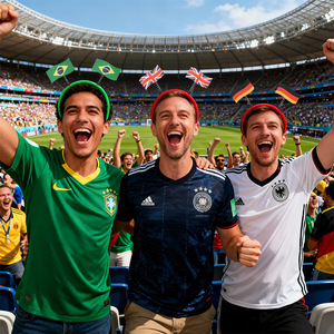 Pita Kepala Unisex dengan Pola Bendera yang Dapat Dikustomisasi untuk Piala Dunia 2026 AS Kanada Meksiko, untuk Dekorasi Pesta Fans - Product Image 2
