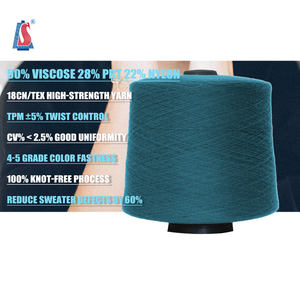 Importateur de fil textile en élasthanne d'Asie, d'Ouzbékistan et de Turquie, fil pour t-shirt, fil à cœur filé, fil mélangé pour tricot, fabrication de chaussettes, couture - Product Image 1