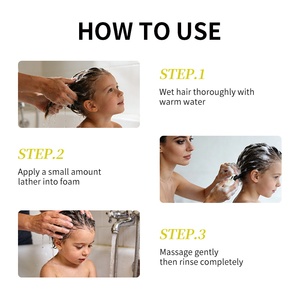 Shampoo pour enfants, nettoyage <span class=keywords><strong>doux</strong></span>, nourrissant, respectueux du cuir chevelu, lissant, pour les soins quotidiens - Product Image 5