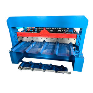 신형 중국 신보 IBR 지붕판 롤 성형기 단층 트라페조이드 지붕 패널 기계 - Product Image 1