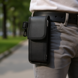 Soporte Vertical para Teléfono Móvil con Clip para Cinturón para iPhone y Samsung, Funda Tipo Cartera de Cuero PU, Ideal para Montar en Bicicleta, Modelo D0100XF897J - Product Image 2