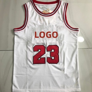 Jersey Basket Tanpa Lengan Bordir 3D Cetak Laris Grosir, Seragam Pertandingan Bahan Polyester/Katun, Cepat Kering dan Bernapas - Product Image 1