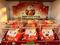 Jouet Squishy Père Noël en TPR à Rebond Lent Anti-Stress Boîte Mystère Vente en Gros