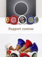 Tapones de corcho de madera para botellas de licor, whisky, vino, y otras bebidas espirituosas, con diseños de paisajes, animales y la luna, ideales para charcutería y recuerdos.