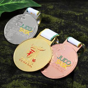 Medaglie personalizzate oro argento smalto rame lega di zinco metallo medaglie sportive Judo Jiu Jitsu <span class=keywords><strong>Ju</strong></span> Jutsu arti marziali medagliate Deportivas - Product Image 5
