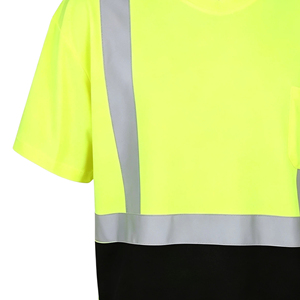 Cinta Reflectante de Alta Resistencia Amarillo Neón, Manga Larga, para Obras de Construcción, Logotipo Personalizado, Impermeable, Resistente al Viento, Seguridad - Product Image 2