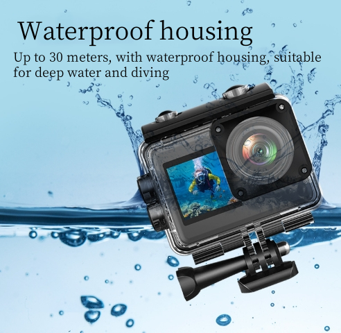 Hongdak New Outdoor Sports Diving Camera Portable Micro HD Photography Recorder 5K30FPS Sports Camera