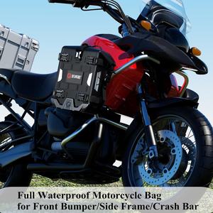 Sacoche latérale de <span class=keywords><strong>moto</strong></span> entièrement étanche à dégagement rapide, pour outils et accessoires de <span class=keywords><strong>moto</strong></span>, avec support rigide et bandoulière - Product Image 3