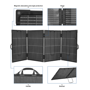 Meilleur <span class=keywords><strong>prix</strong></span> pour panneau solaire portable bifacial 100w 200w 400watt, panneau solaire pliable XT30 XT60 pour <span class=keywords><strong>Ecoflow</strong></span> Bluetti Power Station - Product Image 3