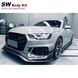 Kit carrosserie en fibre de carbone de haute qualité pour <span class=keywords><strong>Audi</strong></span> <span class=keywords><strong>RS4</strong></span> <span class=keywords><strong>B9</strong></span> <span class=keywords><strong>B9</strong></span>.5 : Lame de pare-chocs <span class=keywords><strong>avant</strong></span>, canards, jupes latérales, diffuseur arrière - Pièces automobiles - Product Image 3