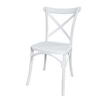 Chaise de mariage vintage luxueuse et classique, durable, en plastique PP et métal, mobilier professionnel pour hôtel, restauration, banquet, utilisation en extérieur