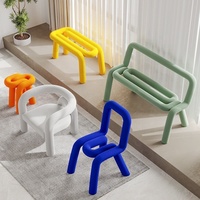 GEDO Vente en gros de chaises à géométrie moderne personnalisées sans accoudoir pour le salon