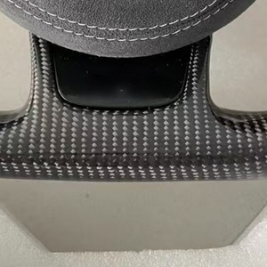 Volante de Fibra de Carbono Personalizado para <span class=keywords><strong>Audi</strong></span> A3 A4 A5 A6L A8 Q3 Q4 Q5 Q5 Q7 Q8 TT B9, Volante de Cuero de Ante - Product Image 5