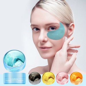 Mascarillas <span class=keywords><strong>de</strong></span> Ojos LANBENA con <span class=keywords><strong>Oro</strong></span> 24K para Eliminar Ojeras, Bolsas en los Ojos y Arrugas en la Frente, Parches <span class=keywords><strong>de</strong></span> Ojos con Ácido Hialurónico, Retinol y Perla Negra - Product Image 2