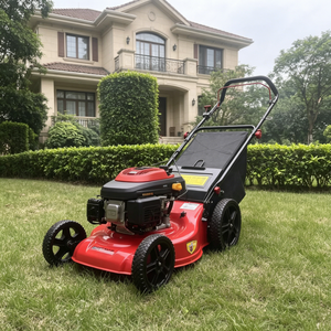 Lawn Mower for Grass Cutting Hay <b>Mini</b> <b>Hand</b> Mower Propelled Machine Petrol Gasoline Lawn Mowers for Yard Tools Farm Household - Product Image 5