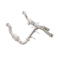 Tuyaux d'échappement à haut débit en acier inoxydable SS304 avec bouclier thermique pour Ford F-150 Raptor Gen 2 3.5TT – Améliore la réponse du biturbo