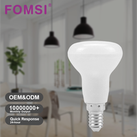 Ampoule LED FOMSI 7W R50 Dimmable, Vente en Gros, Éclairage Résidentiel, Culot E14, Sans Scintillement Vidéo, Éclairage Intérieur AC 220V
