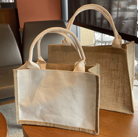 Sac de courses réutilisable en jute naturelle et lin bio, avec logo personnalisé, sac écologique, grandes commandes acceptées, usine OEM